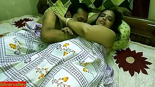 Indian hot xxx On the level Bhabhi 2nd time sex with husband friend!! Cheer don't cum inside!